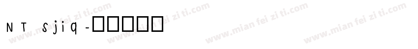 NT Sjiq字体转换